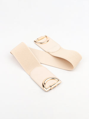 D Buckle Elastic Belt-Teresa's Fashionista LLC