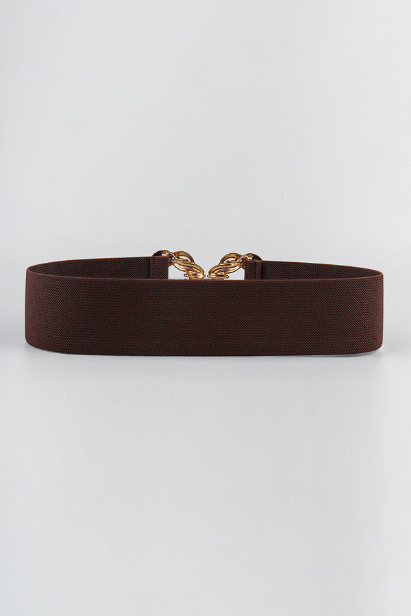 Zinc Alloy Buckle Elastic Belt-Teresa's Fashionista LLC