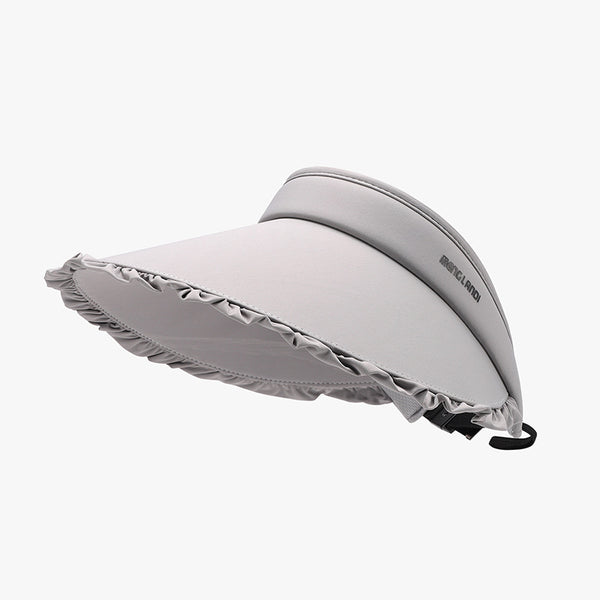 Frill Adjustable Ice Silk Sun Hat-Teresa's Fashionista LLC