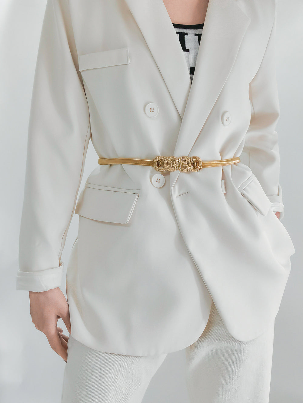 Knot Buckle Metal Belt-Teresa's Fashionista LLC