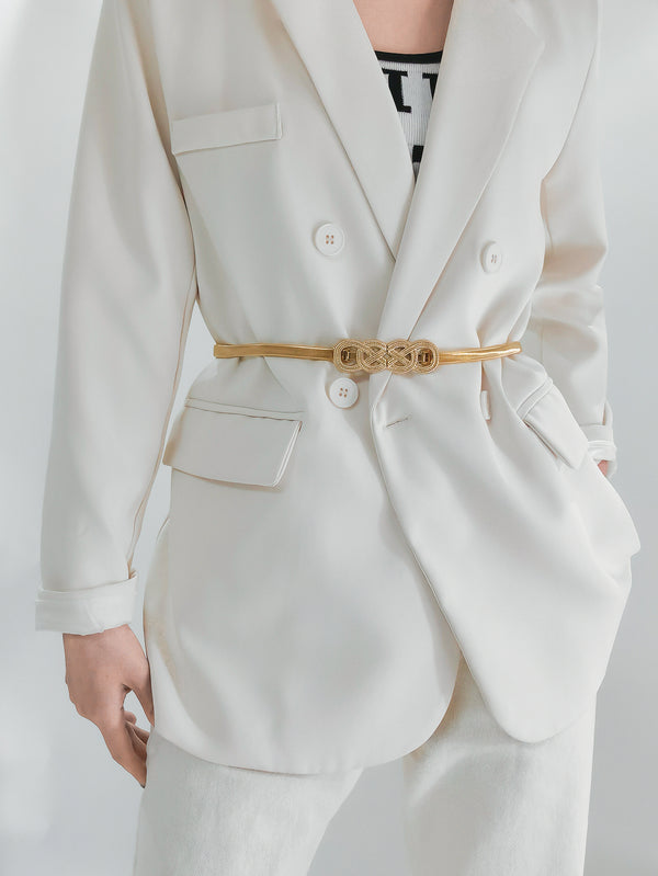 Knot Buckle Metal Belt-Teresa's Fashionista LLC