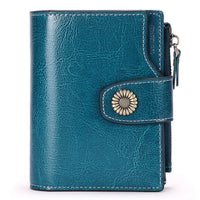 Vintage Style Leather Bifold Wallet
