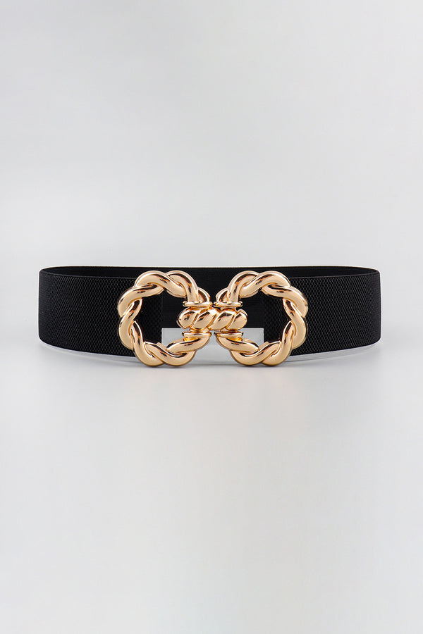 Zinc Alloy Buckle Elastic Belt-Teresa's Fashionista LLC