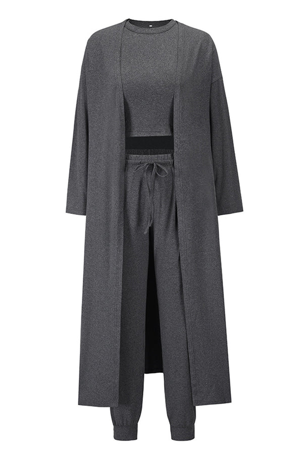 Tank, Pants, and Cardigan Set with Pockets-Teresa's Fashionista LLC