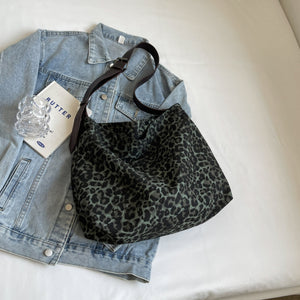 Leopard Adjustable Strap Tote Bag-Teresa's Fashionista LLC