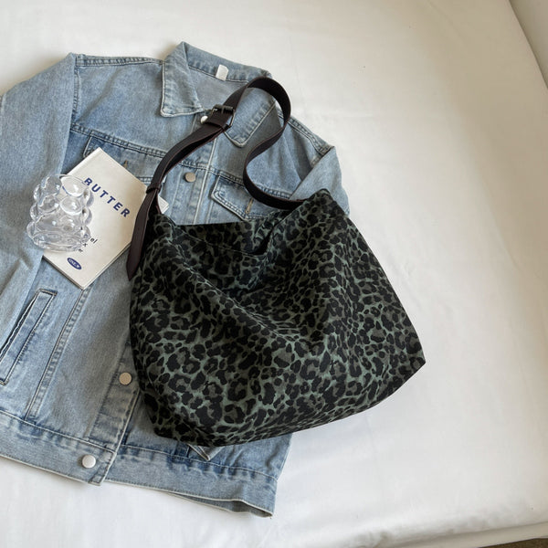 Leopard Adjustable Strap Tote Bag-Teresa's Fashionista LLC