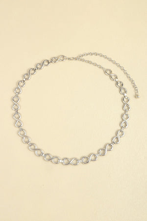 Alloy Lobster Clasp Belt-Teresa's Fashionista LLC