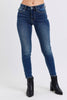 Judy Blue Full Size Mid-Rise Waist Skinny Jeans with Pockets - Teresa's Fashionista LLC