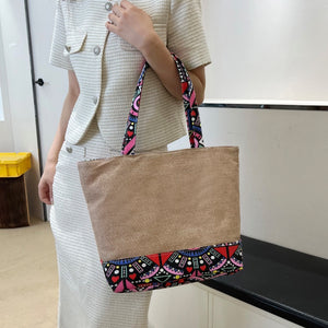 Geometric Medium Tote Bag-Teresa's Fashionista LLC