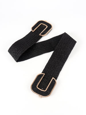 Wide Braid Belt-Teresa's Fashionista LLC