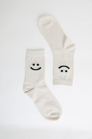 Smiley Face Crew Socks-Teresa's Fashionista LLC