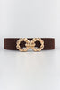 Zinc Alloy Buckle Elastic Belt-Teresa's Fashionista LLC