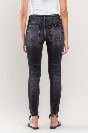 Lovervet Raw Hem Cropped Skinny Jeans - Teresa's Fashionista LLC