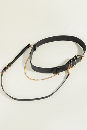 Punk PU Belt-Teresa's Fashionista LLC