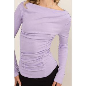 Off-The-Shoulder Ruched Top