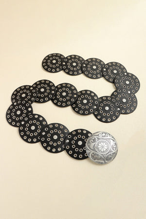 Vintage PU Leather Wide Belt-Teresa's Fashionista LLC