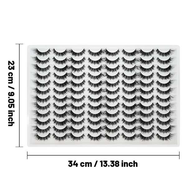 3D False Eyelashes Are Multi-layered, Realistic, Soft And Comfortable