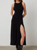 Side Slit Round Neck Sleeveless Dress - Teresa's Fashionista LLC