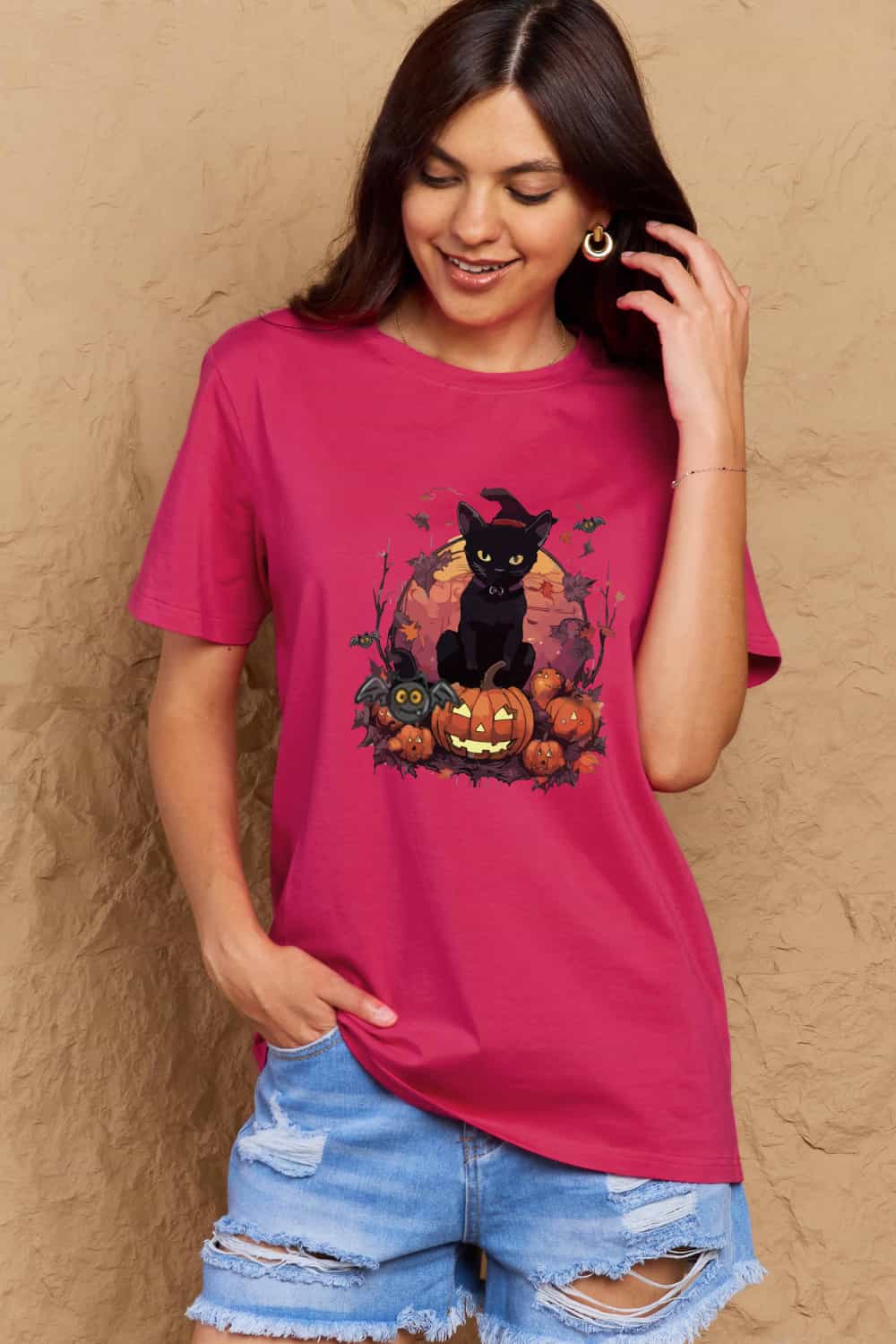 Simply Love Full Size Halloween Theme Graphic T-Shirt - Teresa's Fashionista LLC