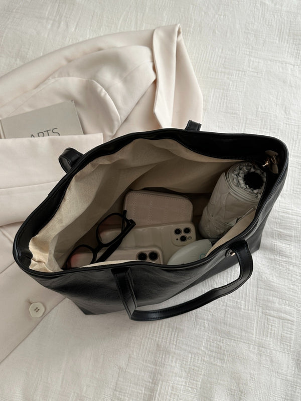 PU Leather Medium Shoulder Bag-Teresa's Fashionista LLC