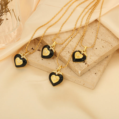 Titanium Steel Heart Shape Necklace-Teresa's Fashionista LLC