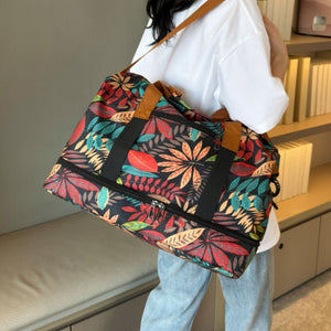 Canvas Printed Travel Bag-Teresa's Fashionista LLC