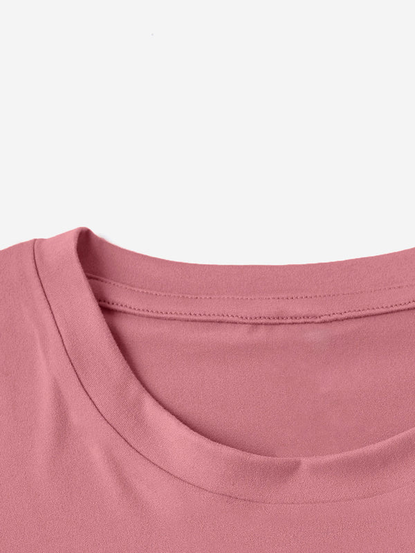 MAMA Round Neck Short Sleeve T-Shirt-Teresa's Fashionista LLC
