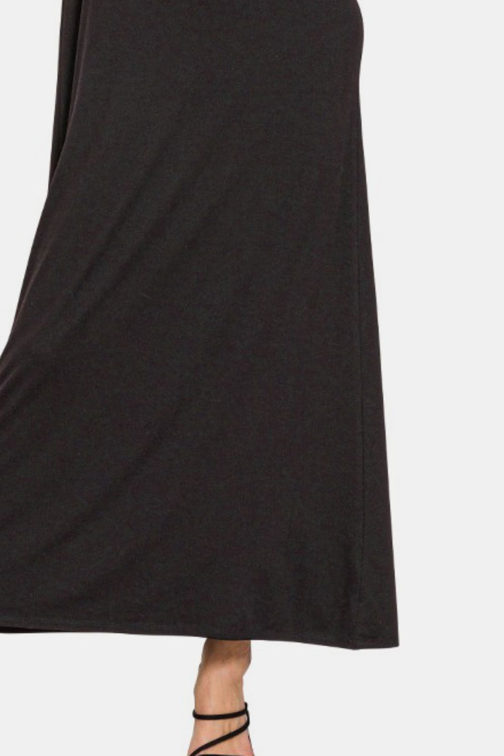 Zenana Scoop Neck Wide Strap Tank Dress - Teresa's Fashionista LLC