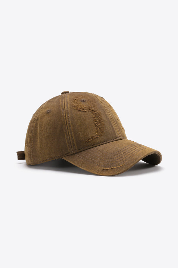 Distressed Adjustable Baseball Cap-Teresa's Fashionista LLC