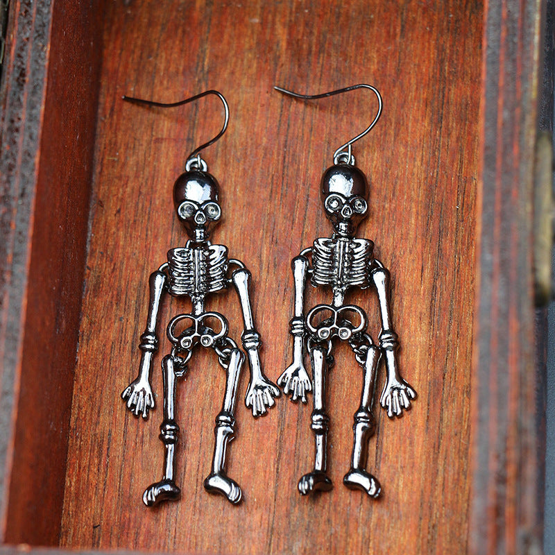 Skeleton Alloy Earrings - Teresa's Fashionista LLC