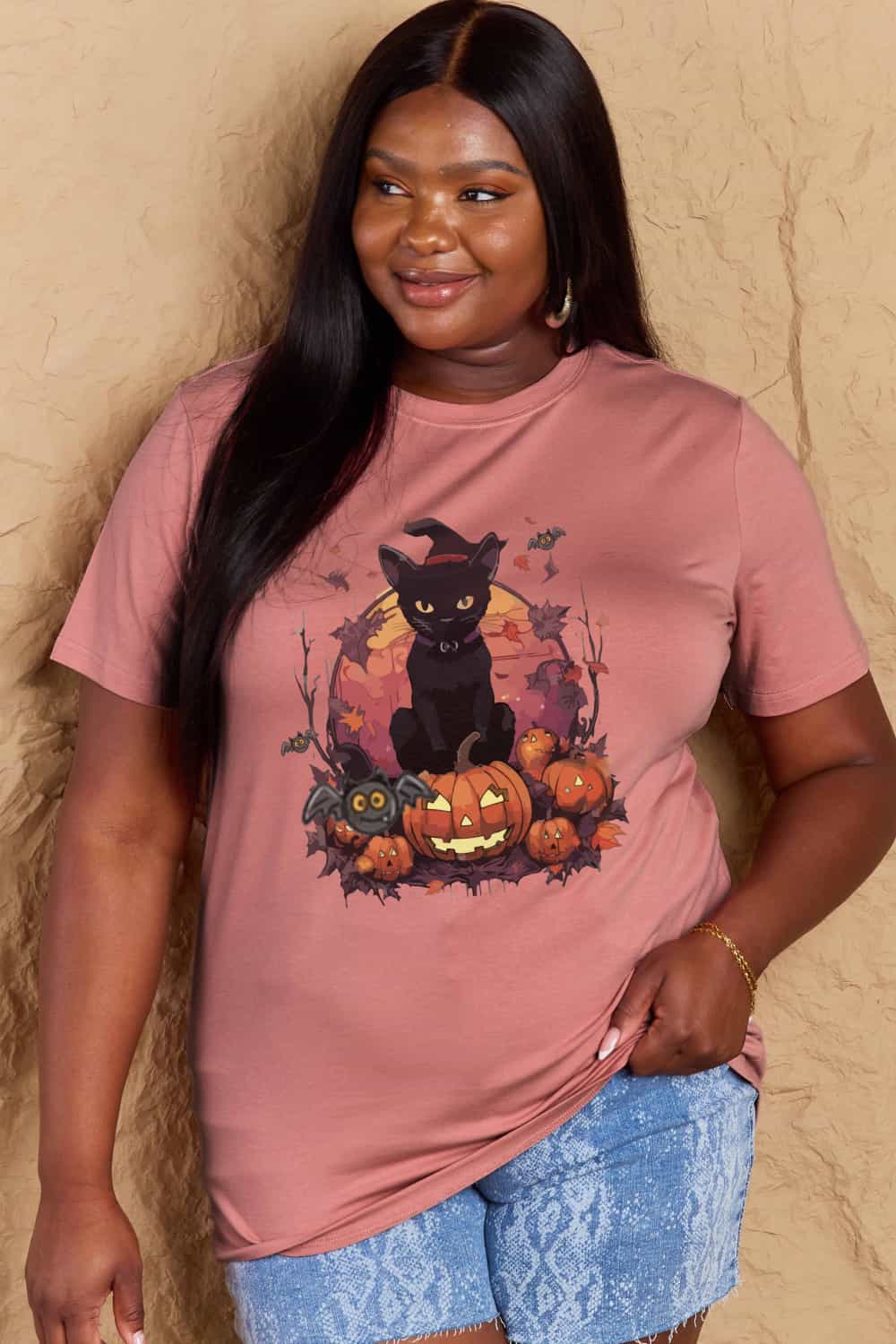 Simply Love Full Size Halloween Theme Graphic T-Shirt - Teresa's Fashionista LLC