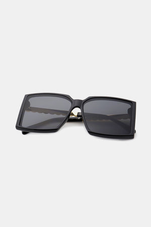 Polycarbonate Frame Square Sunglasses-Teresa's Fashionista LLC