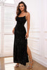 Sequin Backless Split Maxi Dress-Teresa's Fashionista LLC