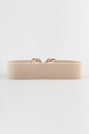 Zinc Alloy Buckle Elastic Belt-Teresa's Fashionista LLC