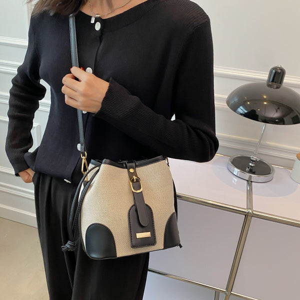 Straw Braided Adjustable Strap Crossbody Bag-Teresa's Fashionista LLC