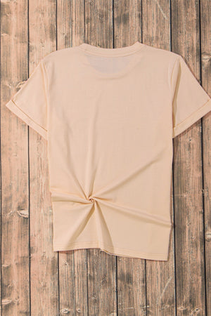 Pumpkin Graphic Round Neck Short Sleeve T-Shirt - Teresa's Fashionista LLC