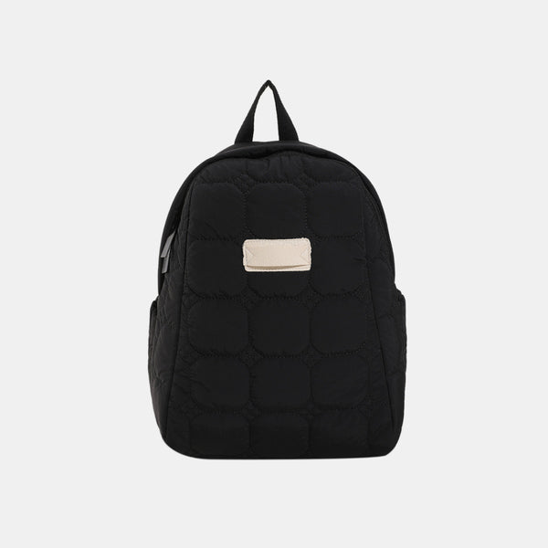 Quilted Polyester Backpack Bag-Teresa's Fashionista LLC