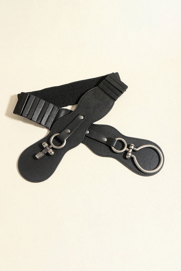 PU Leather Zinc Alloy Buckle Belt-Teresa's Fashionista LLC