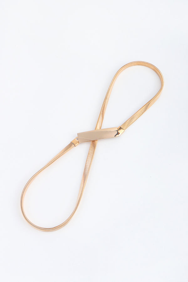 Elastic Iron Skinny Belt-Teresa's Fashionista LLC