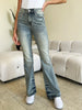 Judy Blue Full Size High Waist Flare Jeans-Teresa's Fashionista LLC