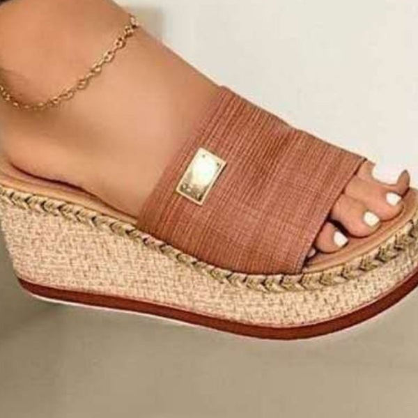 PU Leather Open Toe Sandals-Teresa's Fashionista LLC