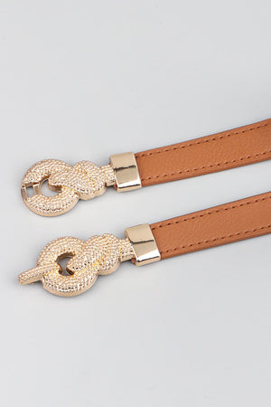 Zinc Alloy Buckle PU Leather Belt-Teresa's Fashionista LLC
