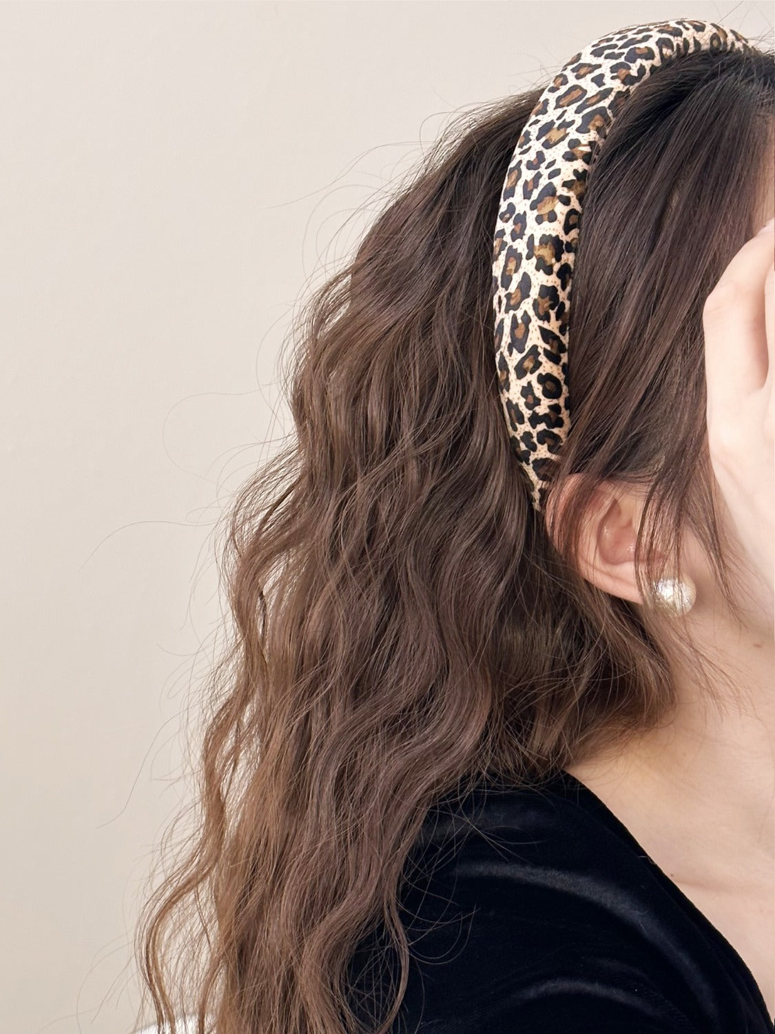 Leopard Polyester Wide Headband - Teresa's Fashionista LLC