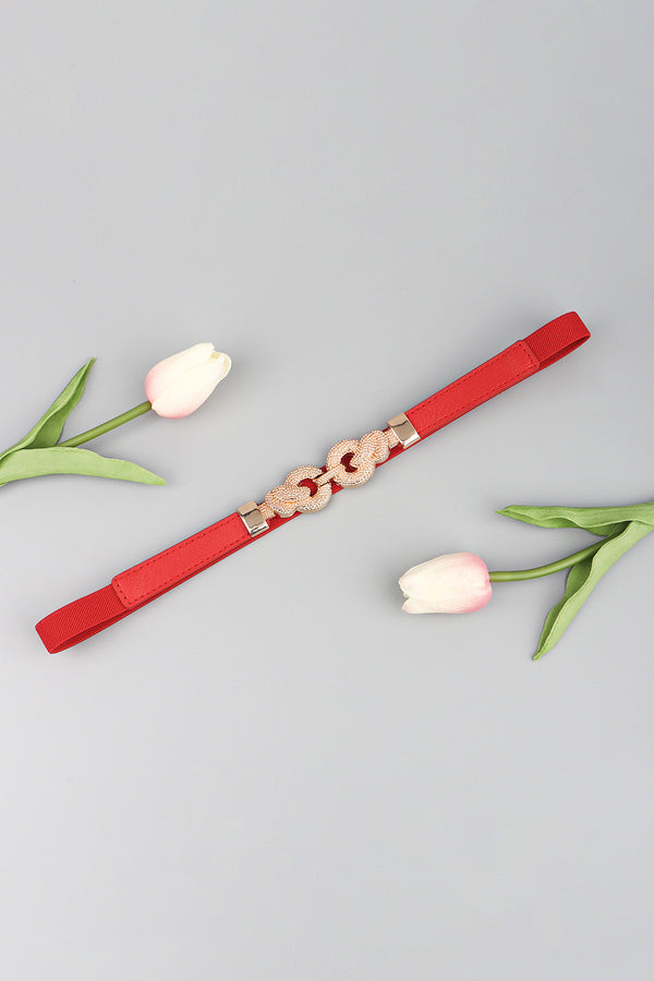 Zinc Alloy Buckle PU Leather Belt-Teresa's Fashionista LLC