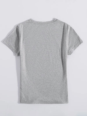 MAMA Round Neck Short Sleeve T-Shirt-Teresa's Fashionista LLC