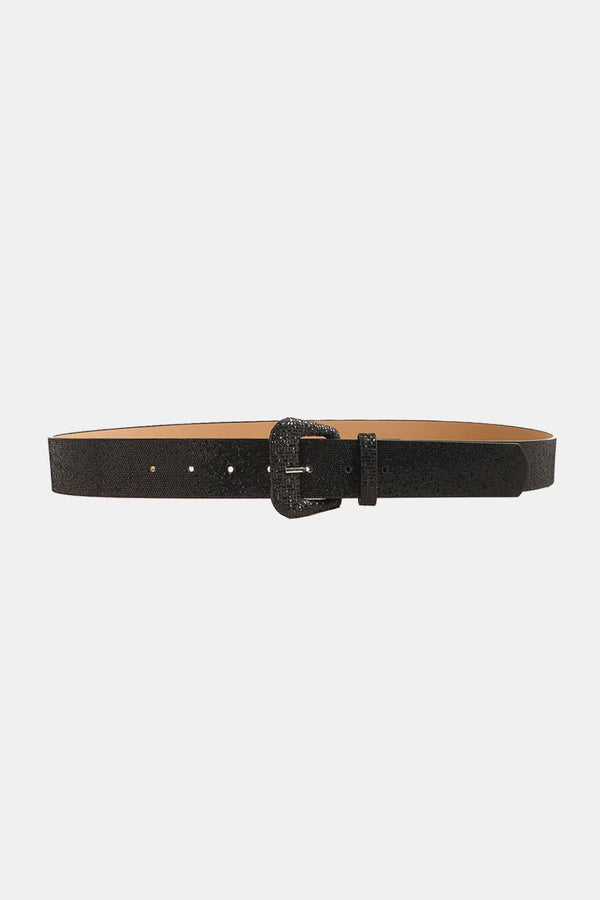 Glitter PU Leather Belt-Teresa's Fashionista LLC