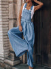 Wide Leg Denim Overalls - Teresa's Fashionista LLC