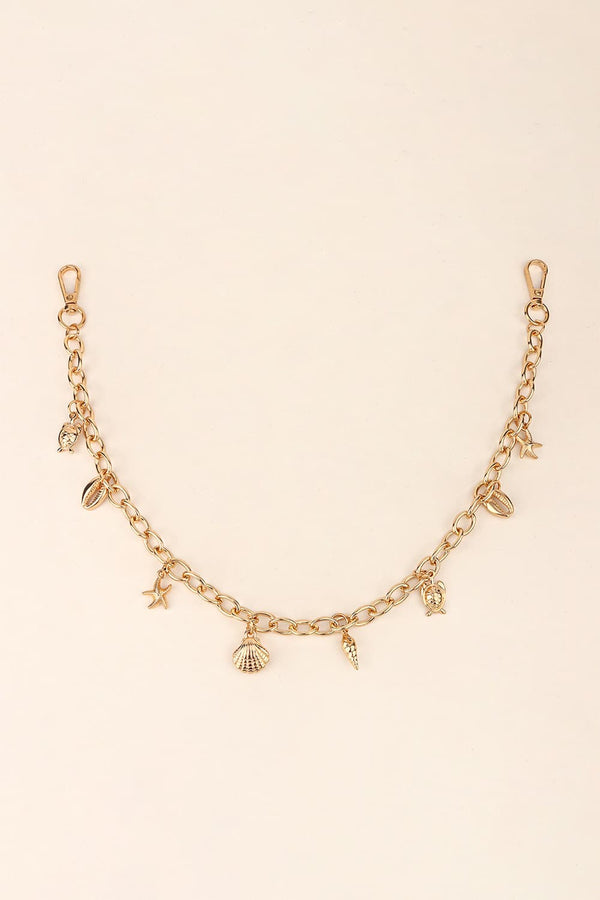 Sea Element Charm Iron Chain Belt-Teresa's Fashionista LLC