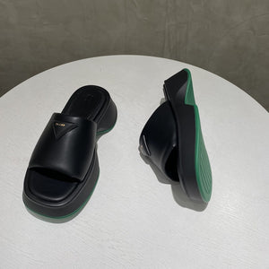PU Leather Platform Sandals-Teresa's Fashionista LLC