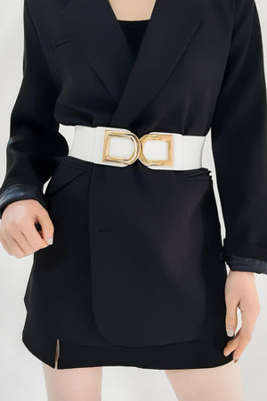 Double D Buckle PU Belt-Teresa's Fashionista LLC